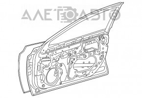 Двері голі передні ліві Toyota Camry v70 18-23-