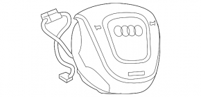 Подушка безопасности airbag в руль водительская Audi A3 8V 15-20 4d черная