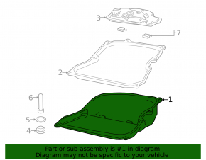 Поддон АКПП VW PASSAT b8 16-19 USA 1.8