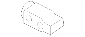 Клапан печки кондиционера BMW 5 F10 11-16 2 части