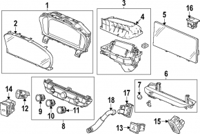 Щиток приладів Honda Accord 23-26