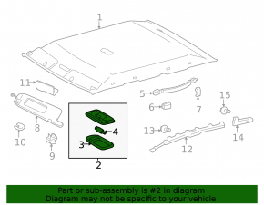 Освещение заднее Lexus RX300 RX330 RX350 RX400h 04-09 серое