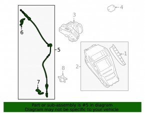 Трос КПП Lincoln MKZ 13-20 2.0