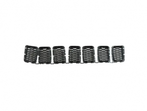 Решетка радиатора Jeep Grand Cherokee WK2 17-22 комплект 7шт хром