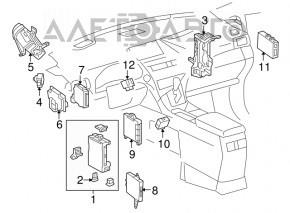 Блок электроусилителя руля EPS Lexus RX350 RX450h 10-13