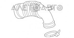 Повітропровід на колектор Audi A5 F5 18-25 2.0T, MHEV