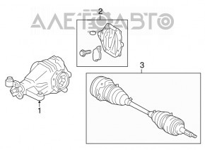 Задний дифференциал редуктор Lexus IS350 06-13 4.0