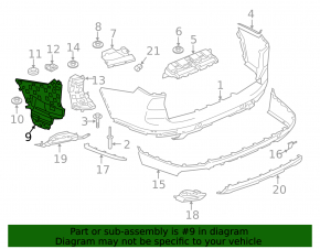 Крепление заднего бампера правое внешнее BMW X7 G07 19-22