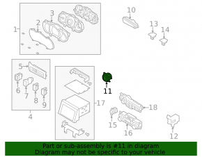 Кнопка Start-Stop Kia Optima 11-16