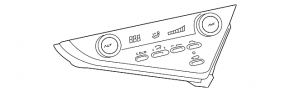 Управление климат-контролем Toyota Camry v70 18-22 manual