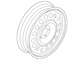 Запасное колесо докатка Lincoln MKC 15-19 R17 165/70