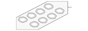 Прокладка впускного коллектора Ford F-150 15-17 5.0
