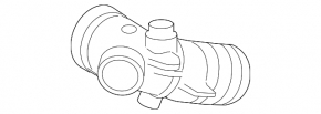 Воздуховод Lexus RX400H 06-09 малый