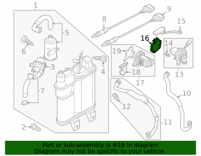 Кронштейн воздушного насоса VW Passat b8 16-19 USA 1.8Т вторая часть