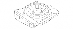 Сабвуфер левый BMW 4 F32/33/36 14-20 Harman Kardon