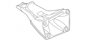 Кронштейн подушки двигателя левый BMW 4 F32/33/36 14-16 N26 RWD