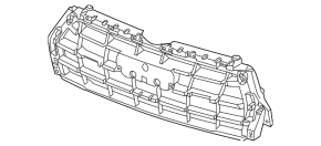 Каркас решітки радиатора grill Audi Q5 80A 18-20 S-Line