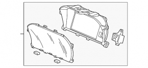Монитор, дисплей верхний информационный Honda Accord 13-15