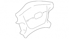 Подушка безопасности airbag в руль водительская Toyota Camry v30 02-04 крышка