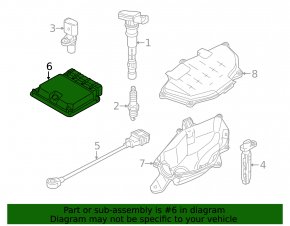 Блок ECU компьютер двигателя Audi A6 C7 16-17 2.0 AWD