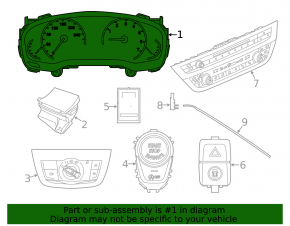 Щиток приборов BMW 7 G11 G12 16-19 6WB 101к