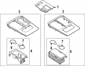 Накладка шифтера АКПП Mazda CX-90 24-26 без Mi-Drive