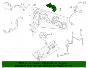 Защита выпускного коллектора верхняя Hyundai Elantra 21-26 1.6