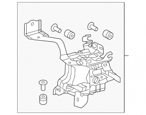 Кронштейн ABS АБС Toyota Prius 50 16-18