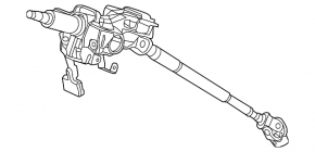 Рулевая колонка Honda CRV 12-16 без кнопки Start-stop
