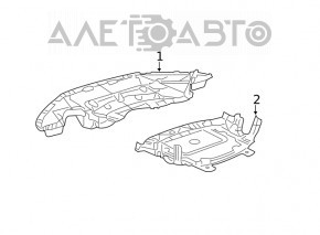 Защита переднего бампера Chrysler 300 11-23