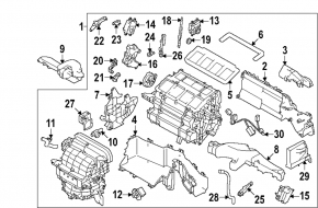 Піч у зборі кондиціонер Subaru Forester 25-26