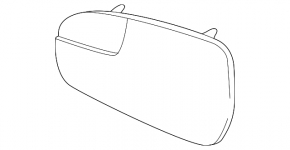 Зеркальный элемент правый Ford Fusion mk5 13-20