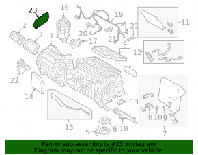 AC HEAT CLIMATE CONTROL MODULE BMW i4 22-24