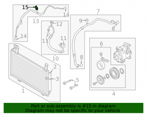 Датчик тиску кондиціонера Mazda3 MPS 10-13