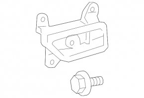 Ручка двери внутренняя передняя правая Lexus GS300 GS350 GS430 GS450h 06-11 коричневая