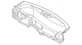 Торпедо передня панель без AIRBAG Kia Sportage 17-22 чорна, LX