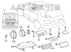 Сабвуфер Lexus RX300 98-01