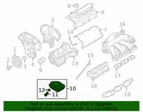 Поддон масляный Nissan Pathfinder 22-25 3.5