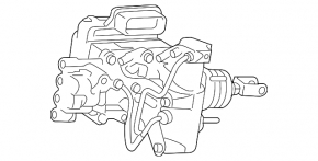 ABS АБС у зборі з ГТЦ Lexus CT200h 16-17