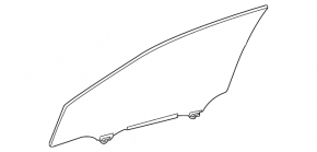 Стекло двери передней правой Lexus RX350L RX450hL 18-22