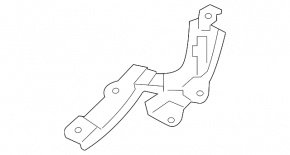 Петля капота правая Kia Forte 4d 14-18