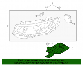 Кронштейн фари правий Land Rover Discovery Sport 17-23