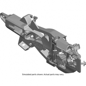 Механизм ручки двери задней левой Chevrolet Malibu 16-16