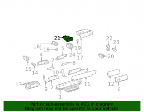 Кнопка P Parking Toyota Prius 20 04-09