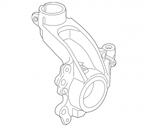 Цапфа со ступицей передняя левая Ford Escape MK3 13-19