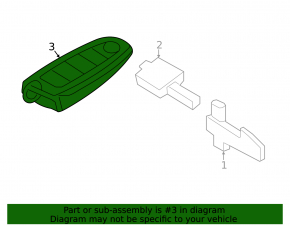 Ключ Ford Ecosport 18-20 keyless 3 кнопки