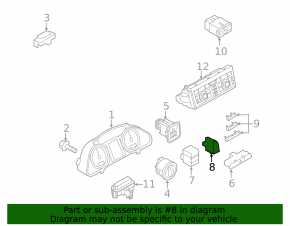 Кнопка управления бортовым компьютером Audi Q7 4L 10-15