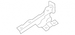 Петля капота ліва Hyundai Elantra UD 11-16