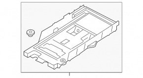 Поддон АКБ Ford Fusion mk5 13-20