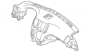 Торпедо передняя панель без AIRBAG Infiniti G25 G35 G37 4d 06-15 под навигацию